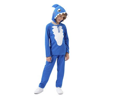 Pijama Manga Longa Infantil Tubarão | Westwing
