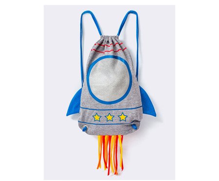 Pijama Manga Curta Infantil Astronauta com Mochila | Westwing