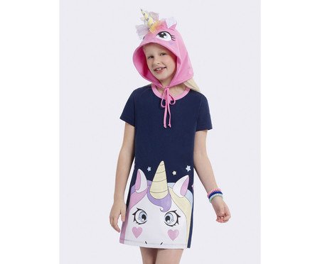 Camisola Manga Curta Infantil Unicórnio | Westwing