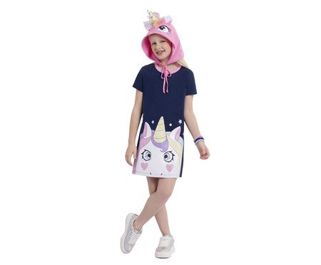 Camisola Manga Curta Infantil Unicórnio | Westwing