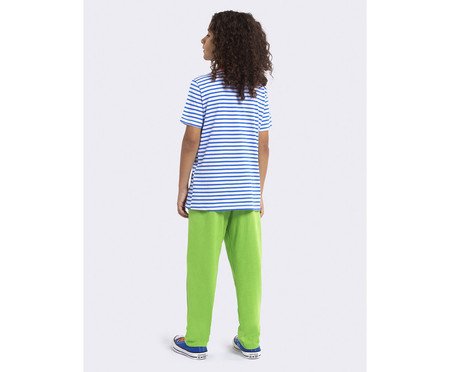 Pijama Manga Curta Infantil com Calça My Dino | Westwing