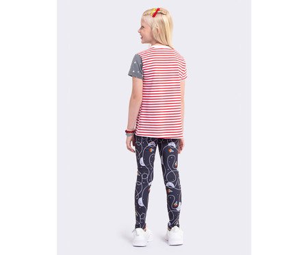 Pijama Manga Curta Infantil com Legging Astronauta Brilha No Escuro | Westwing