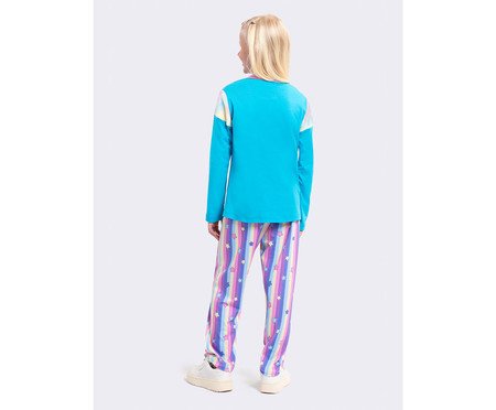 Pijama Manga Longa Infantil Unicórnio | Westwing