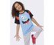 Pijama Manga Curta Infantil com Calça Meu Monstro Favorito Brilha No Escuro, Colorido | WestwingNow