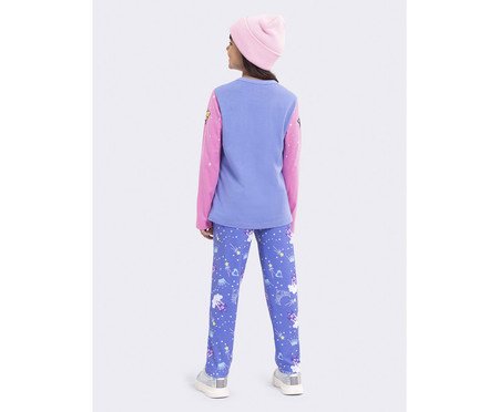 Pijama Manga Longa Infantil Borboletas | Westwing