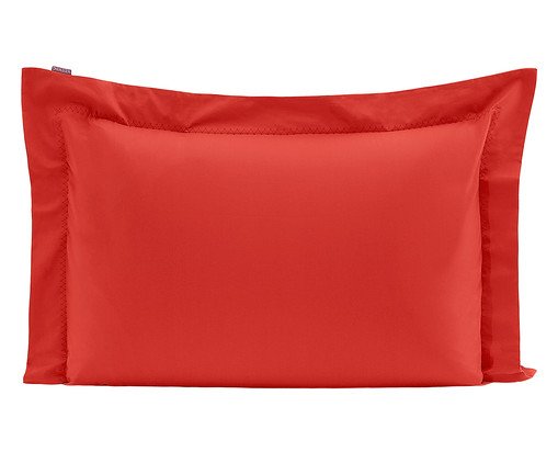 Fronha Bordada Colors Paprika 200 Fios, red | WestwingNow