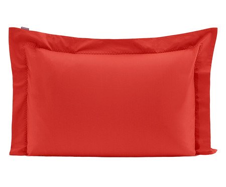 Fronha Bordada Colors Paprika 200 Fios | Westwing