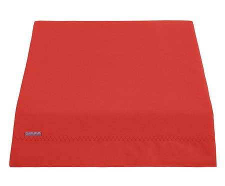 Lençol Superior Sem Elástico Colors Paprika 200 Fios | Westwing