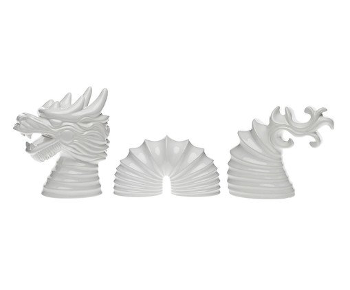 Jogo Decoração de Mesa Dragon Fly Branco, white | WestwingNow