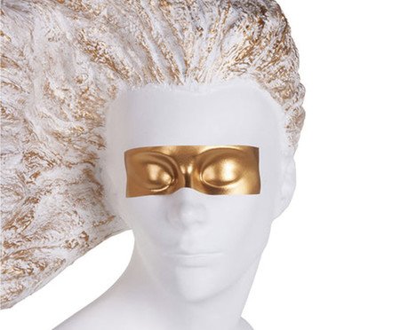 Escultura Cabelo ao Vento Two Tone Dourado | Westwing
