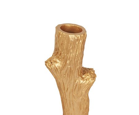 Vaso Tronco Médio Dourado  | Westwing