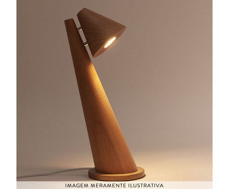 Luminária de Mesa em Madeira Solar  | Westwing