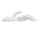 Escultura Two Hands Areia Mais Claro, white | WestwingNow