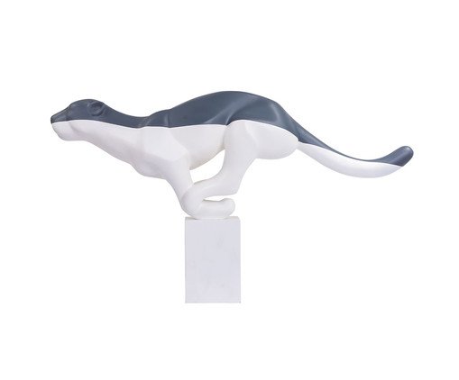 Escultura Pantera Speed Two Tone Azul, blue | WestwingNow