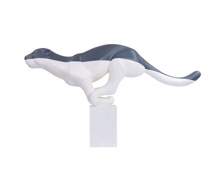 Escultura Pantera Speed Two Tone Azul | Westwing