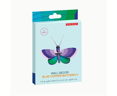 Decoração de Parede Borboleta Pequena Blue Cooper | Westwing