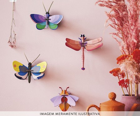Decoração de Parede Borboleta Pequena Blue Cooper | Westwing