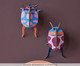 Decoração de Parede Kit de Besouro Pequeno Coccinelle Couple, multicolor | WestwingNow