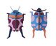 Decoração de Parede Kit de Besouro Pequeno Coccinelle Couple, multicolor | WestwingNow