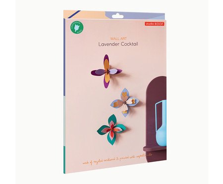 Decoração de Parede Kit de Flores Pequenas Lavender Cocktail | Westwing
