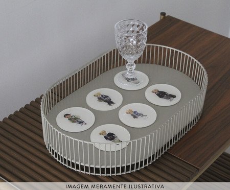 Jogo de Porta Copos Teddy | Westwing