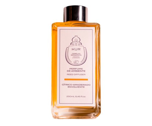 Perfume de Ambiente Canela e Bergamota - 250ml, Amarelo | WestwingNow
