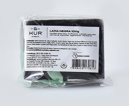 Sabonete Vegetal em Barra Lama Negra - 100G | Westwing