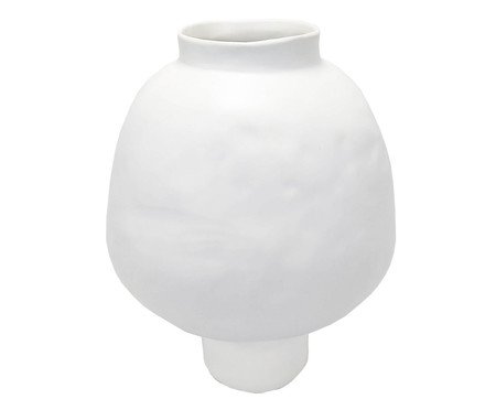  Vaso Decorativo em Cerâmica Branco | Westwing
