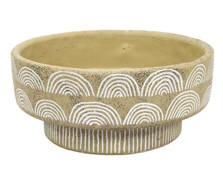  Vaso em Cimento Bege Pequeno | Westwing