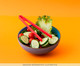 Pegador para Salada de Silicone West Side - Vermelho, Vermelho | WestwingNow
