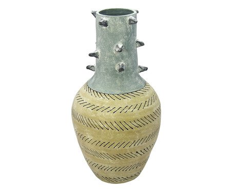 Vaso Decorativo em Cerâmica Estilo Aborigene | Westwing