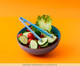Pegador para Salada de Silicone West Side - Azul, Azul | WestwingNow
