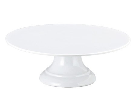Prato Para Bolo Buf Branco