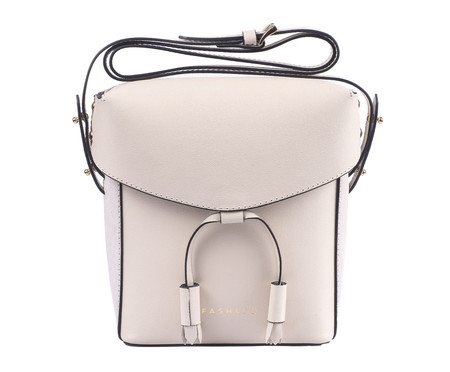 Bolsa Mini de Couro Cosmopolitan Off-White | Westwing