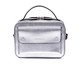 Bolsa de Couro New York Prata, silver or metallic | WestwingNow