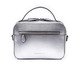 Bolsa de Couro New York Prata, silver or metallic | WestwingNow