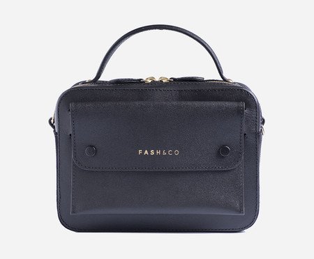 Bolsa de Couro New York Preto | Westwing