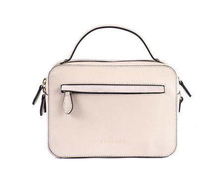 Bolsa de Couro New York Off-White | Westwing