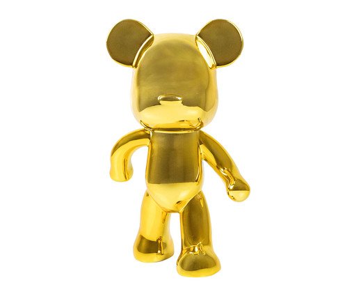 Escultura em Acrílico Mickey Dourada Pequena, gold | WestwingNow