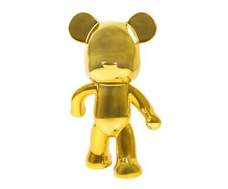 Escultura em Acrílico Mickey Dourada Pequena | Westwing