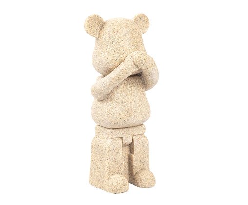  Escultura em Resina Urso Boca Bege, beige | WestwingNow