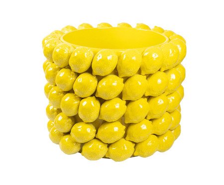  Vaso em Cerâmica Siciliano Amarelo | Westwing