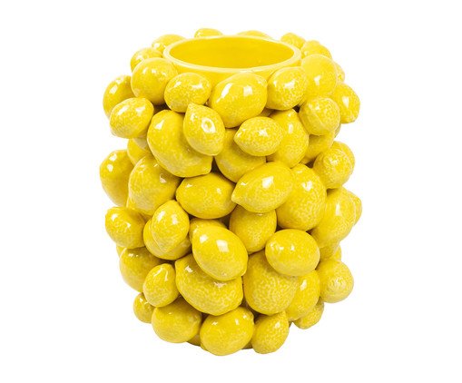  Vaso em Cerâmica Siciliano Amarelo Médio, yellow | WestwingNow