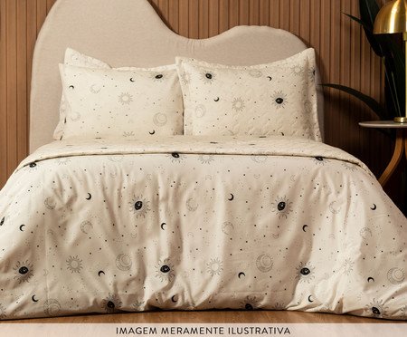 Jogo de Lençol Superior Essencialle Sol e Lua | Westwing