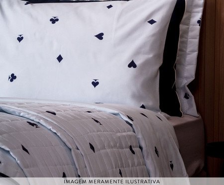 Capa Duvet Essencialle Baralho | Westwing