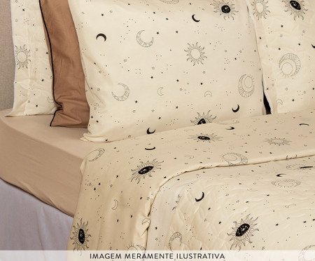 Jogo de Lençol Classic Essencialle Sol e Lua | Westwing