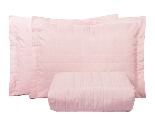 Jogo de Cobre-Leito Percal Liso Colors Rose, pink | WestwingNow