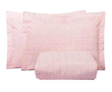 Jogo de Cobre-Leito Percal Liso Colors Rose