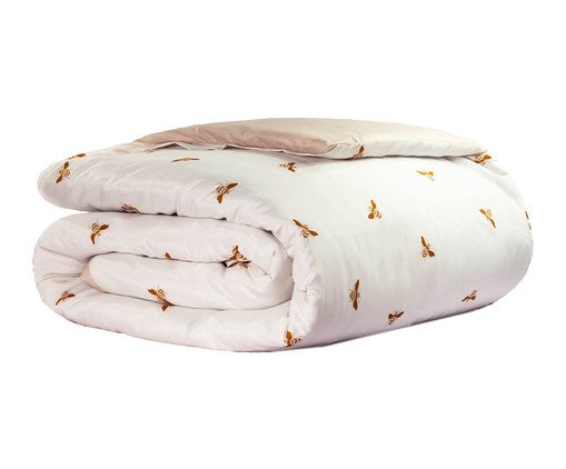 Capa Duvet Essencialle Abelha, white | WestwingNow