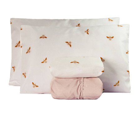 Jogo de Lençol Classic Essencialle Abelha | Westwing